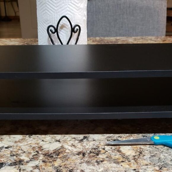 Desk monitor riser with shelf. - Picture 2 of 6